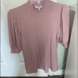 Puff sleeve dressy shirt